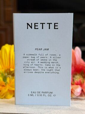 🎁5 For $25 Nette Pear Jam New! Sample Spray Card 3 ml